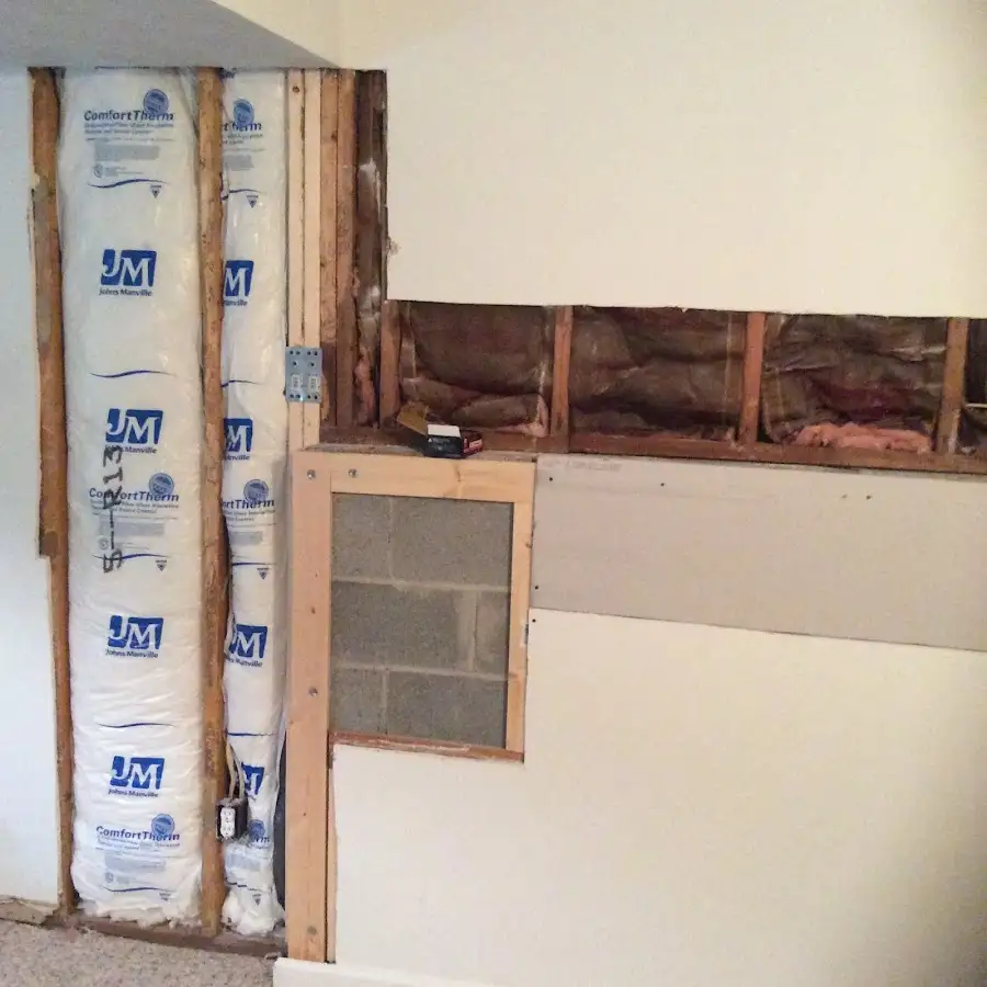 Wall insulation replacement during Contents Cleaning & Restoration in Shelbyville